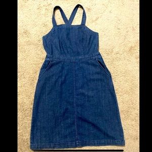 Denim Dress with Pockets